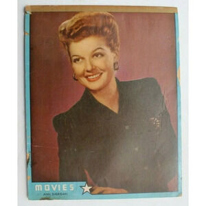Vintage 1940s Ann Sheridan Writing Stationary Tablet / Notebook